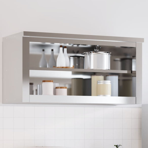 Küchenwandschrank mit Ablage aus Edelstahl Cheazim