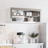 Cheazim Küchen-Wandschrank mit Regal aus Edelstahl