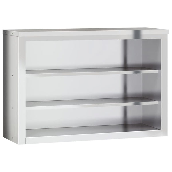 Edelstahl-Küchenhängeschrank mit Regalen Cheazim