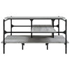 Grauer Couchtisch Sedara 100x100x48,5cm (Holz)