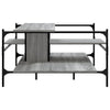 Grauer Couchtisch Sedara 100x100x48,5cm (Holz)