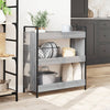 Grauer Küchenwagen Chivuta 70x30x82cm (Holz)