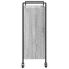 Grauer Küchenwagen Chivuta 70x30x82cm (Holz)