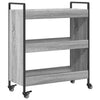Grauer Küchenwagen Chivuta 70x30x82cm (Holz)
