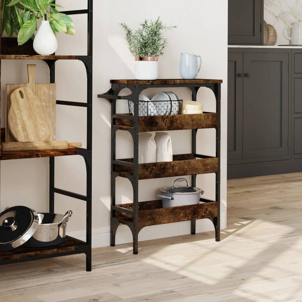 Dampfeiche Küchenwagen Lauri 53x20x76cm (Holz)