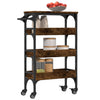 Dampfeiche Küchenwagen Lauri 53x20x76cm (Holz)