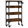 Dampfeiche Küchenwagen Lauri 53x20x76cm (Holz)