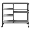 Grauer Küchenwagen Mayo 100x45x89,5cm (Holz)