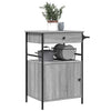 Grauer Küchenwagen Tatianu 56x43x89,5cm (Holz)