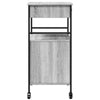 Grauer Küchenwagen Tatianu 56x43x89,5cm (Holz)