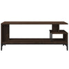 TV-Möbel Ligea, Eiche Braun, 102x40x41cm (Holz und Stahl)
