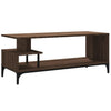 TV-Möbel Ligea, Eiche Braun, 102x40x41cm (Holz und Stahl)