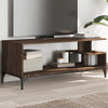 TV-Möbel Ligea, Eiche Braun, 102x40x41cm (Holz und Stahl)