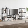 TV-Bank Baniamin schwarz 206,5x28,5x95cm (Holz)