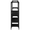 TV-Bank Baniamin schwarz 206,5x28,5x95cm (Holz)