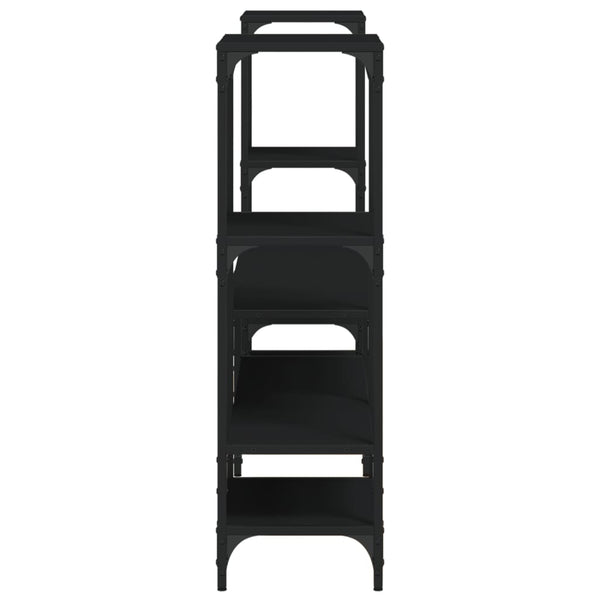 TV-Bank Baniamin schwarz 206,5x28,5x95cm (Holz)