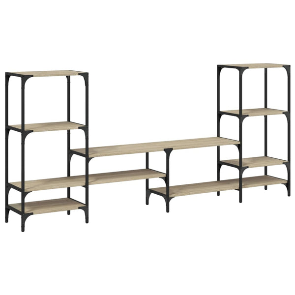 TV-Lowboard Sonoma Eiche Baniamin 206,5x28,5x95cm (Holz)