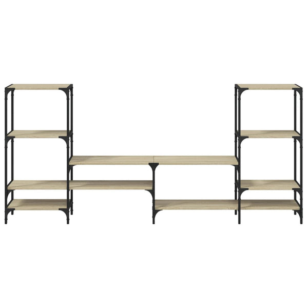 TV-Lowboard Sonoma Eiche Baniamin 206,5x28,5x95cm (Holz)