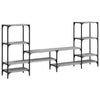 Harmaa tv-taso Baniamin 206,5x28,5x95cm (puinen)