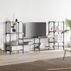 Harmaa tv-taso Baniamin 206,5x28,5x95cm (puinen)