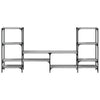 Harmaa tv-taso Baniamin 206,5x28,5x95cm (puinen)