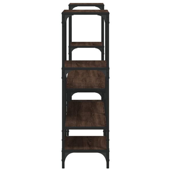 TV-Schrank Baniamin aus brauner Eiche 206,5x28,5x95cm (Holz)