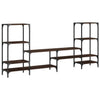 TV-Schrank Baniamin aus brauner Eiche 206,5x28,5x95cm (Holz)