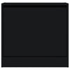 Schwarzer Schuhschrank Antim 60x21x57cm (Holz)