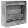 Schuhschrank Antim in Betongrau 60x21x57cm (Holz)