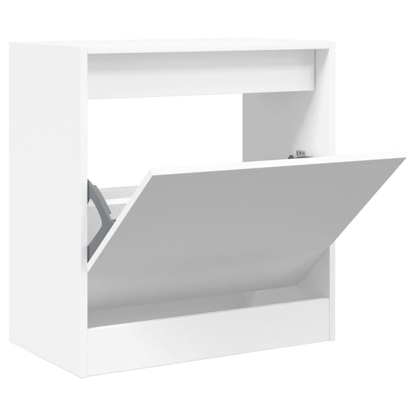 Weißer Schuhschrank Antim 60x34x63,5cm (Holz)