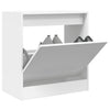 Weißer Schuhschrank Antim 60x34x63,5cm (Holz)
