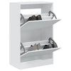 Weißer Schuhschrank Antim 60x34x96,5cm (Holz)