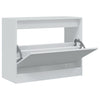 Weißer Schuhschrank Antim 80x34x63cm (Spanplatte)