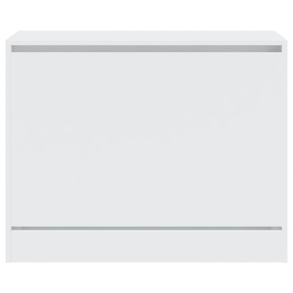 Weißer Schuhschrank Antim 80x34x63cm (Spanplatte)