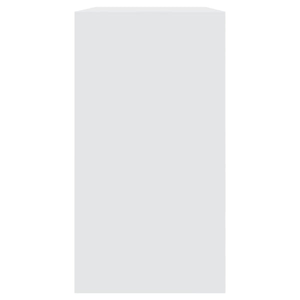 Weißer Schuhschrank Antim 80x34x63cm (Spanplatte)