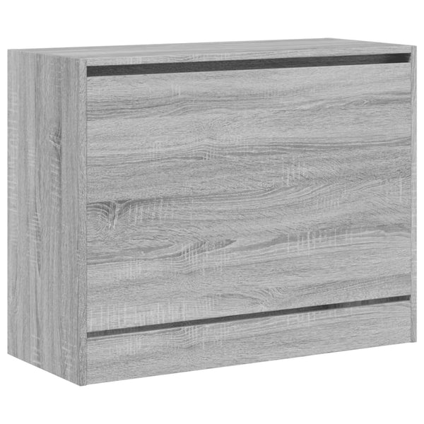 Graues Schuhregal Antim 80x34x63cm (Holz)