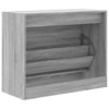 Graues Schuhregal Antim 80x34x63cm (Holz)