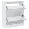 Weißer Schuhschrank Antim 80x34x96,5cm (Holz)