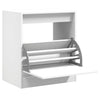 Weißer Schuhschrank Antim 60x42x69cm (Holz)