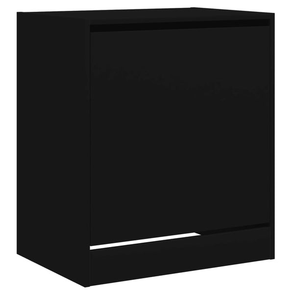 Schwarzer Schuhschrank Antim 60x42x69cm (Holz)