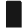 Schwarzer Schuhschrank Antim 60x42x69cm (Holz)