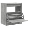 Schuhschrank Antim in Betongrau 60x42x69cm (Holz)