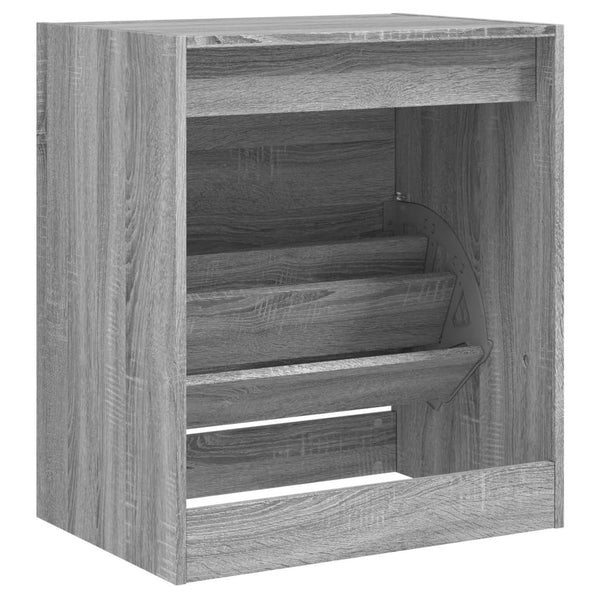 Grauer Schuhschrank Antim 60x42x69cm (Holz)