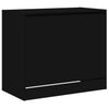 Schwarzer Schuhschrank Antim 80x42x69cm (Holz)