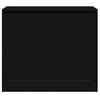Schwarzer Schuhschrank Antim 80x42x69cm (Holz)