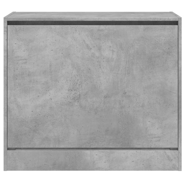 Schuhschrank Beton Anthrazit Antim 80x42x69cm (Holz)