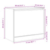 Schuhschrank Beton Anthrazit Antim 80x42x69cm (Holz)