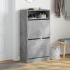 Schuhschrank Licuta betongrau 60x34x116cm (Holz)