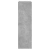 Schuhschrank Licuta betongrau 60x34x116cm (Holz)
