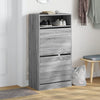 Grauer Schuhschrank Licuta 60x34x116cm (Holz)
